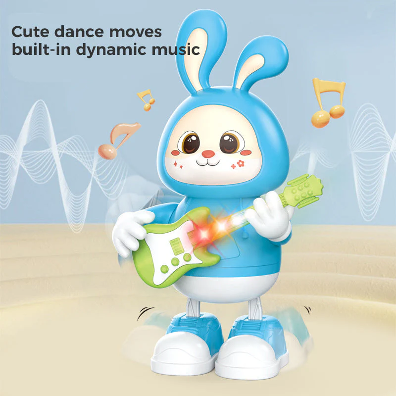 Adorable Rabbit Guitarist Toy - Image 2