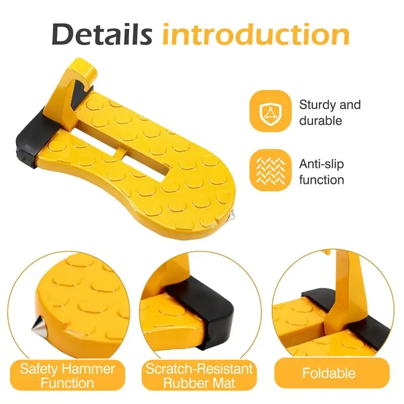 Adventure Ready SUV Roof Step【reliable support for heavy loads】 - Image 6
