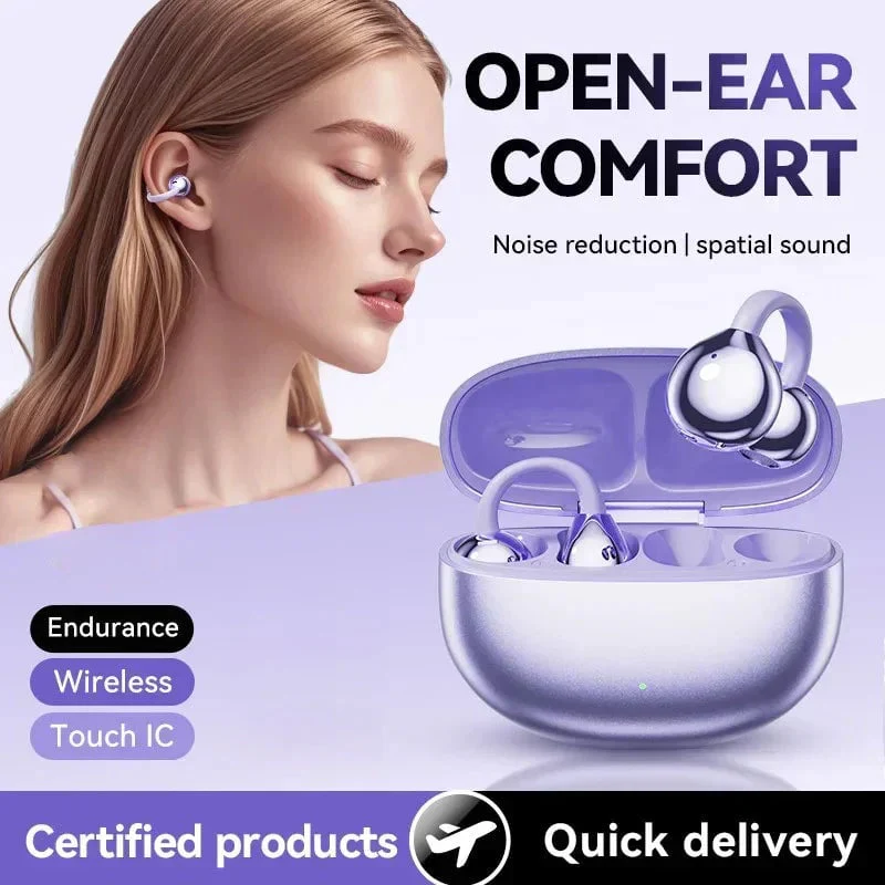 AI Translation Open Ear Clip Bluetooth Headphone - Image 2