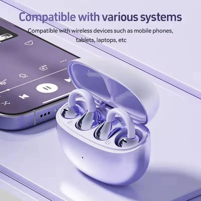 AI Translation Open Ear Clip Bluetooth Headphone - Image 3