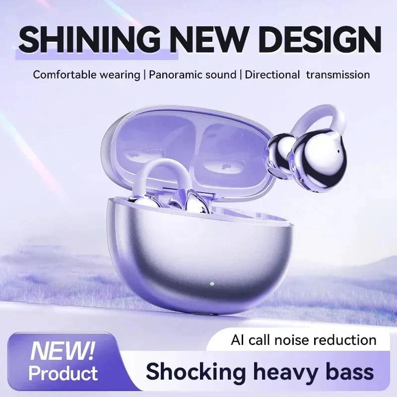 AI Translation Open Ear Clip Bluetooth Headphone - Image 5