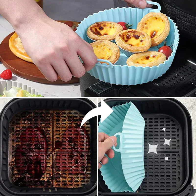 Air Fryer Silicone Baking Tray - Image 4