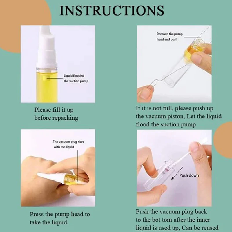Airless Vacuum Pump Bottle Set - Image 3