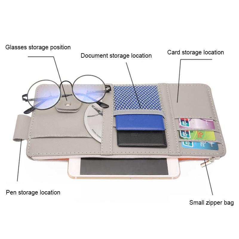 All-In-One Car Sun Visor Organizer - Image 5