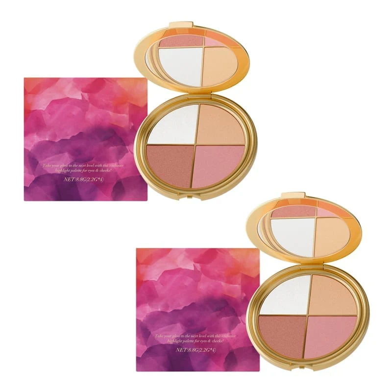 All-in-One Highlight, Eyeshadow & Blush Palette - Image 13