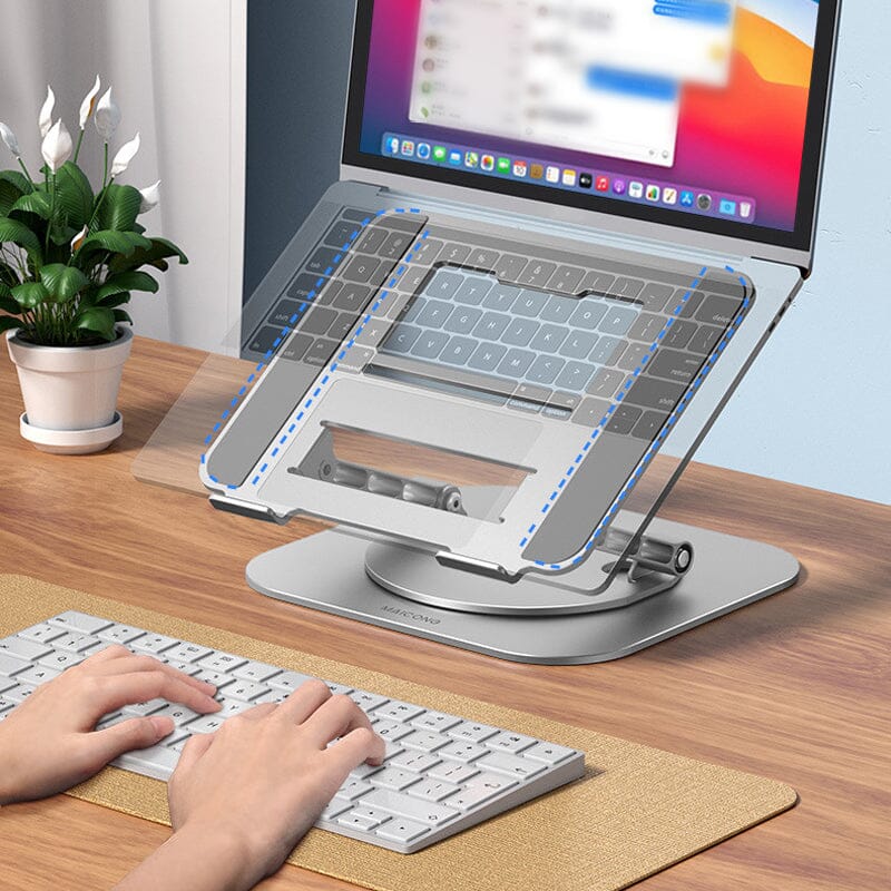 Aluminum Alloy Swivel Computer Stand - Image 9
