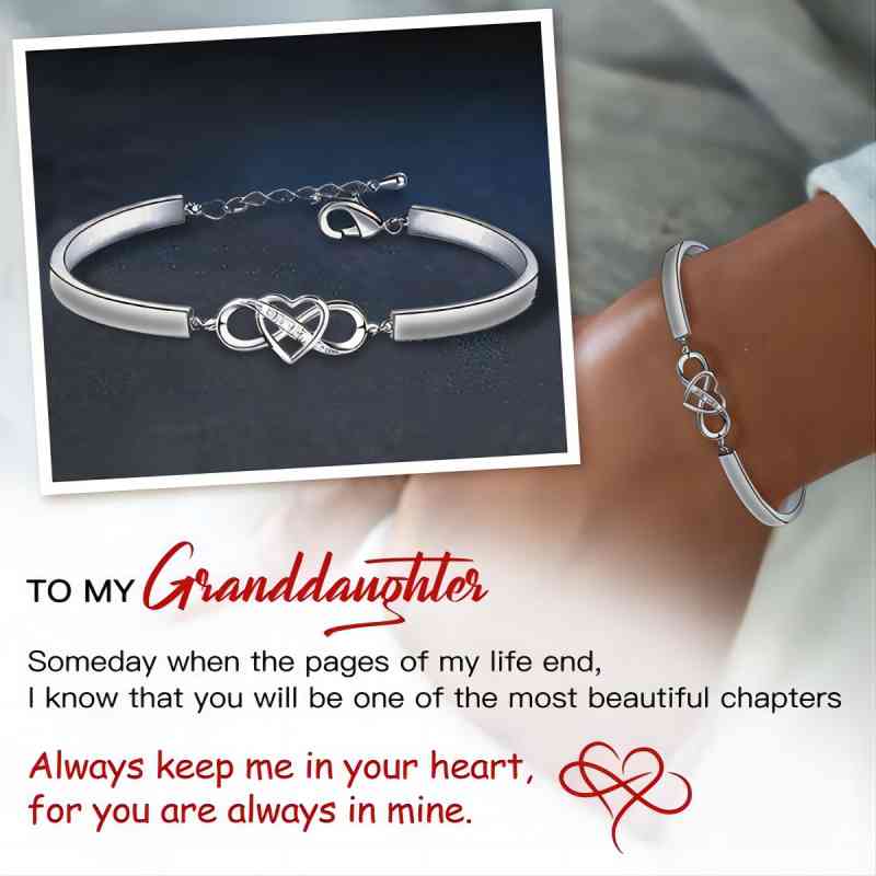Always Remember I Love You Mom Forever Love Heart Bracelet - Image 2