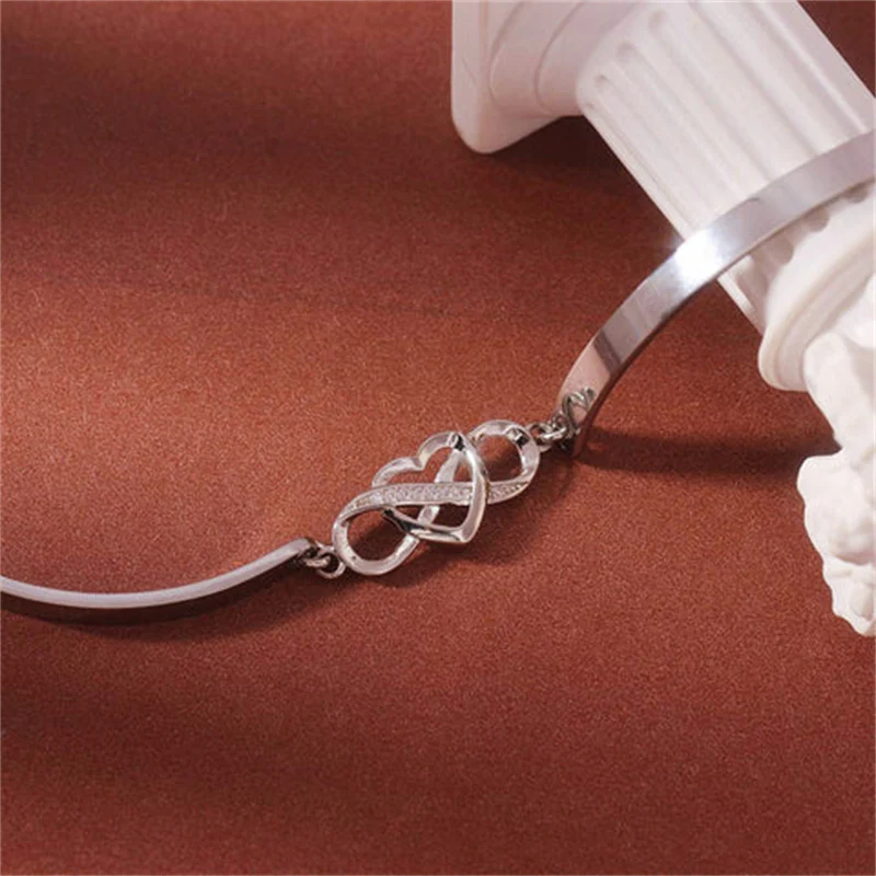Always Remember I Love You Mom Forever Love Heart Bracelet - Image 4
