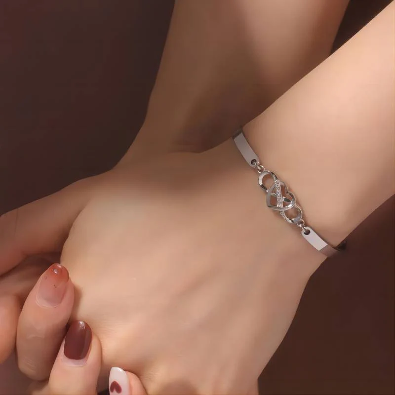 Always Remember I Love You Mom Forever Love Heart Bracelet - Image 6