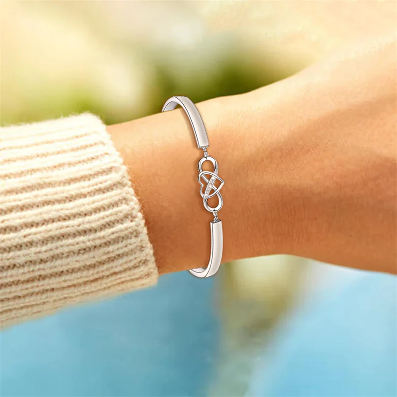 Always Remember I Love You Mom Forever Love Heart Bracelet - Image 7