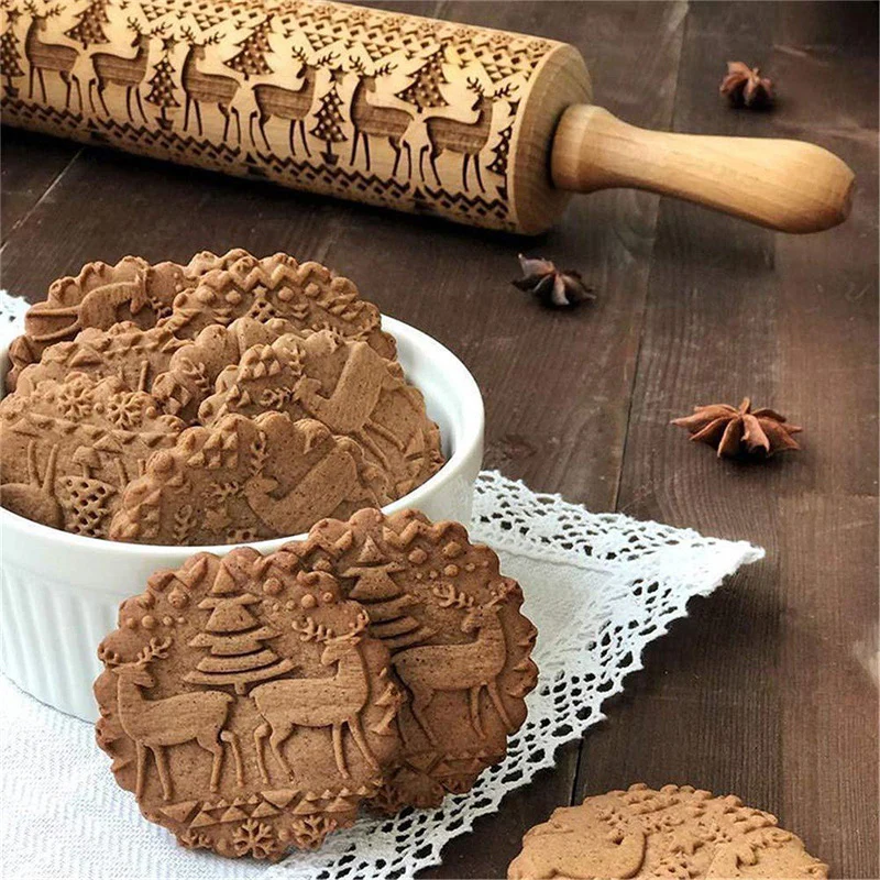 Amazing Christmas Embossing Rolling Pin - Image 2