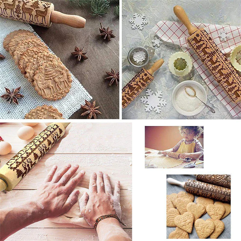Amazing Christmas Embossing Rolling Pin - Image 3