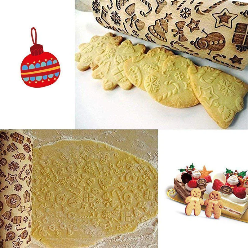 Amazing Christmas Embossing Rolling Pin - Image 4