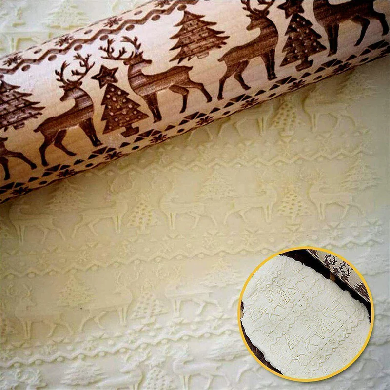 Amazing Christmas Embossing Rolling Pin - Image 5