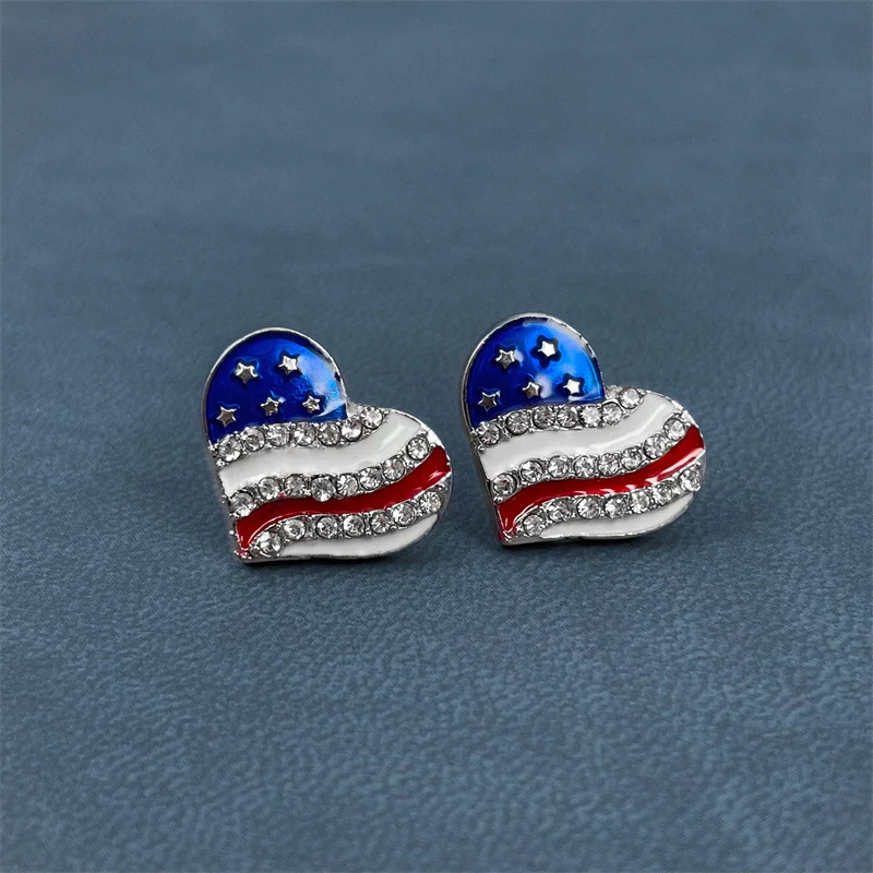 American Heart Stud Earrings - Image 6