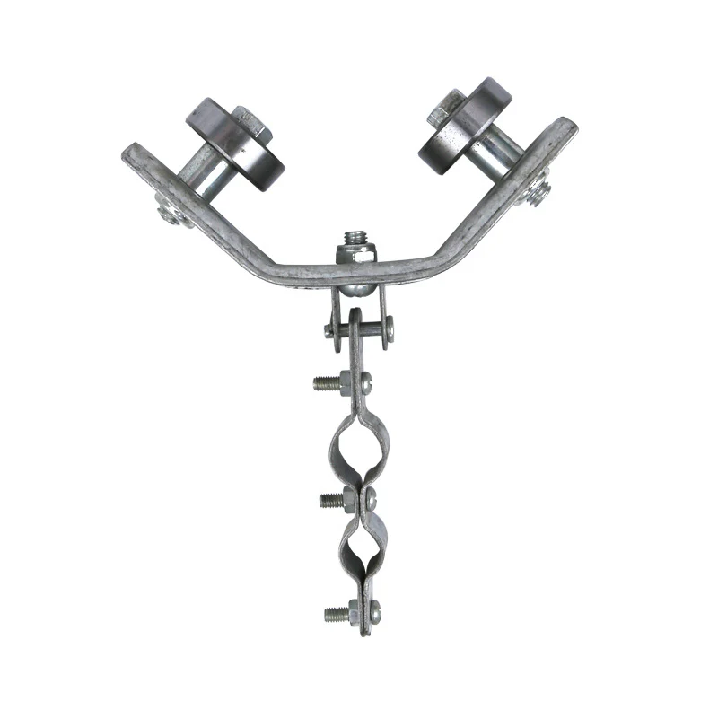 Angle Iron Track Hanging Line Pulley - Image 13