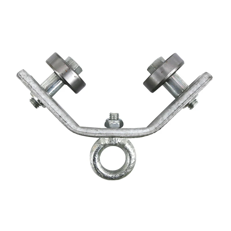 Angle Iron Track Hanging Line Pulley - Image 15