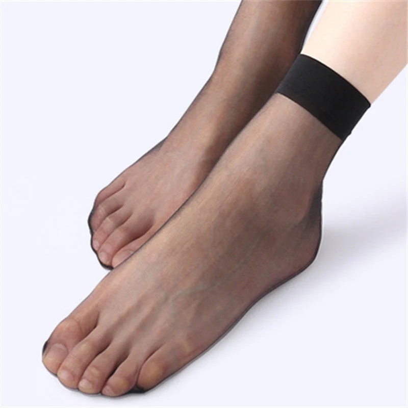 Ankle High Clear Women's Socks (10 Pairs) - Image 11