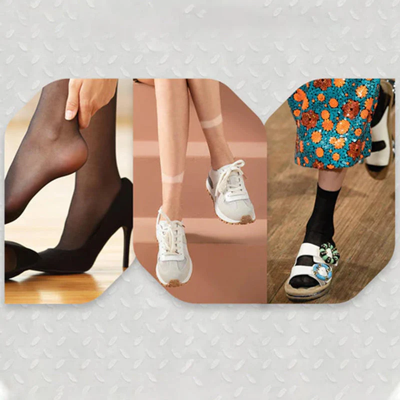 Ankle High Clear Women's Socks (10 Pairs) - Image 5