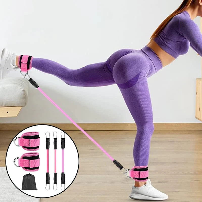 Ankle Resistance Band Set for Leg and Hip Training - Image 11