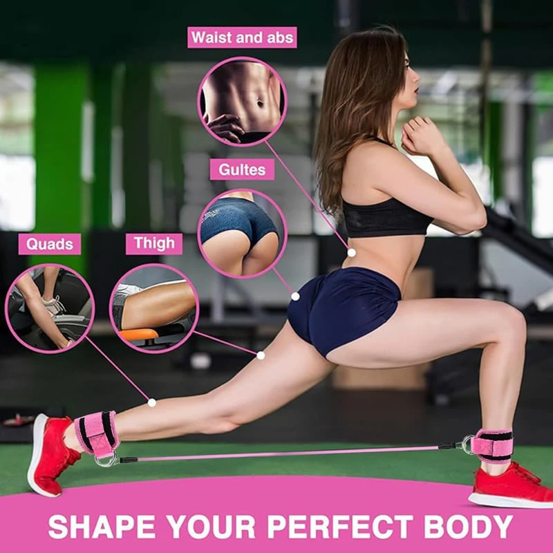 Ankle Resistance Band Set for Leg and Hip Training - Image 12