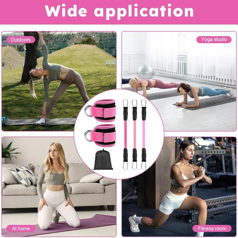 Ankle Resistance Band Set for Leg and Hip Training - Image 16