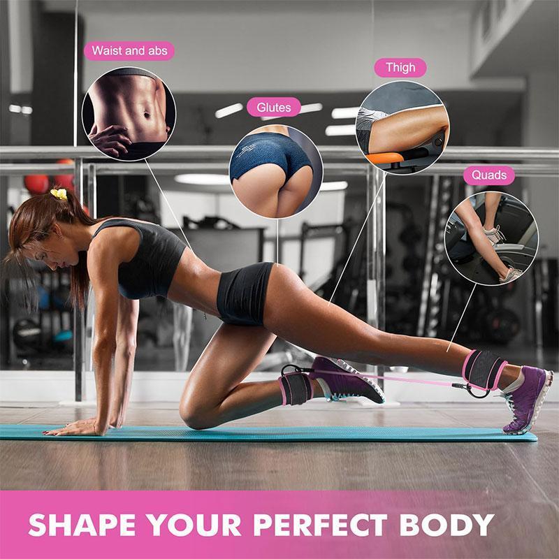 Ankle Resistance Band Set for Leg and Hip Training - Image 6