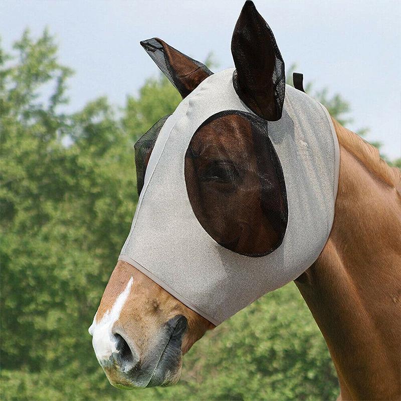 Anti-Fly Mesh Equine Mask - Image 10