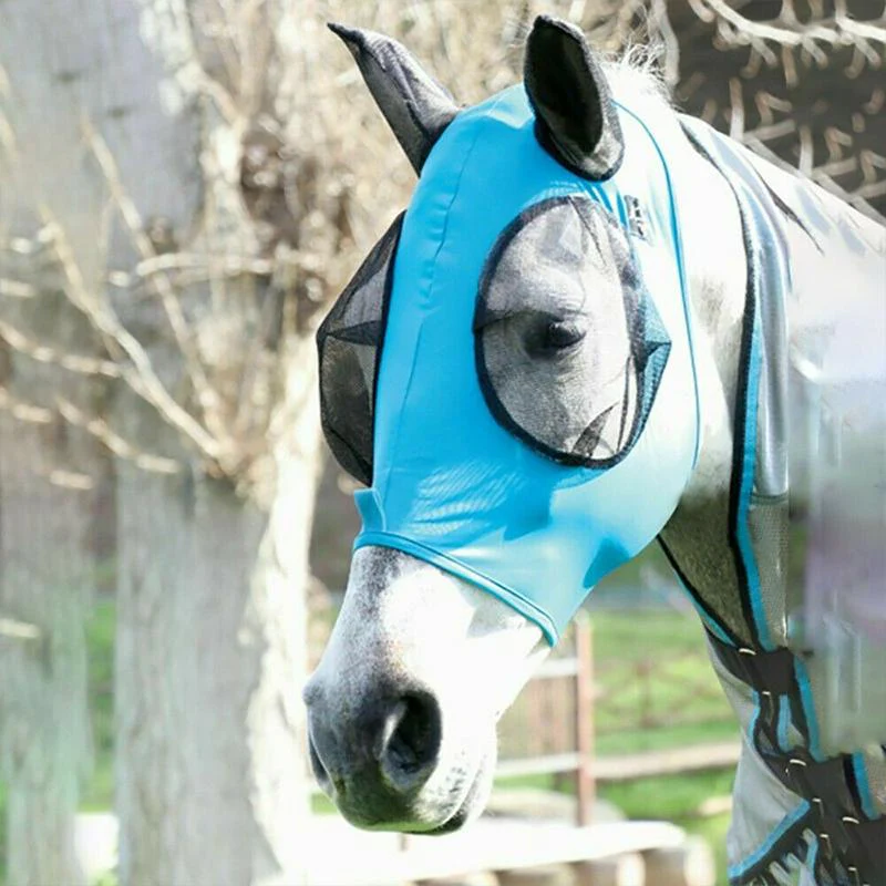 Anti-Fly Mesh Equine Mask - Image 11