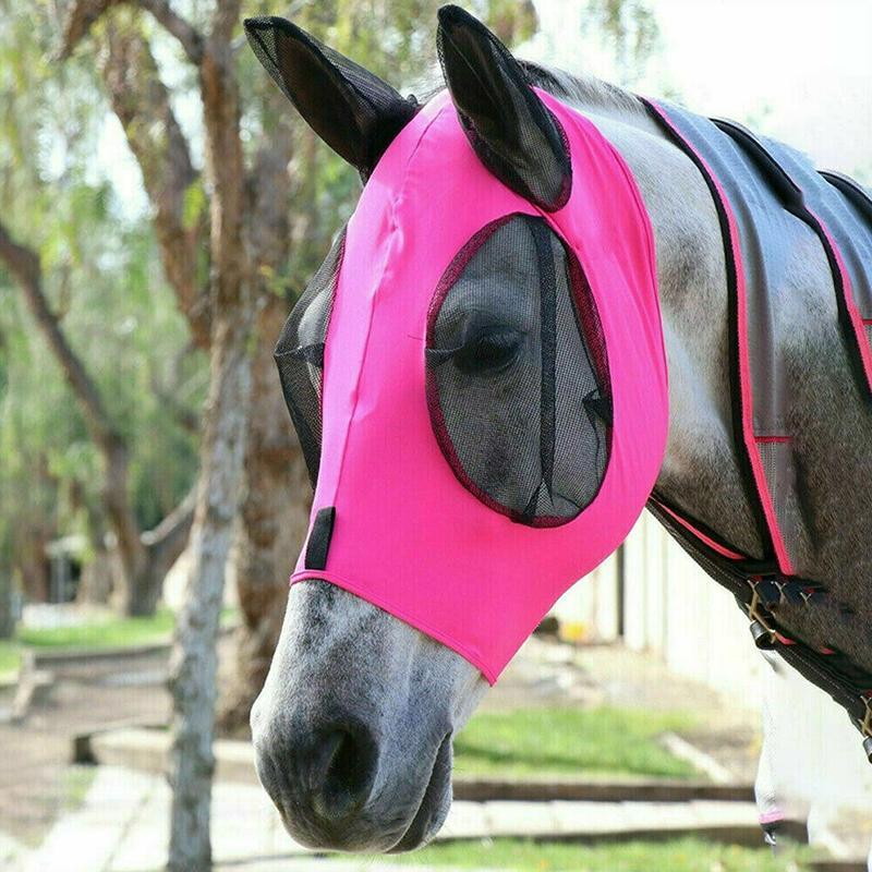 Anti-Fly Mesh Equine Mask - Image 12