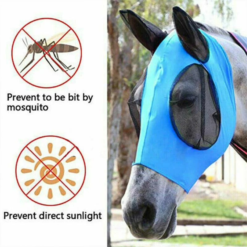 Anti-Fly Mesh Equine Mask - Image 3