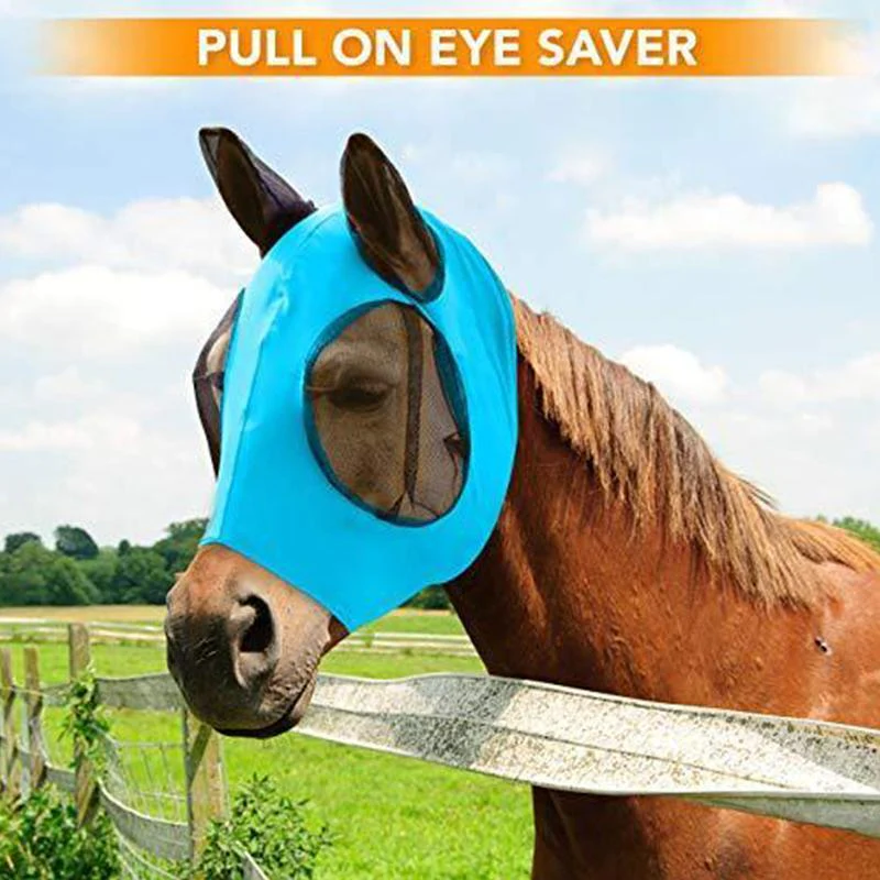 Anti-Fly Mesh Equine Mask - Image 6