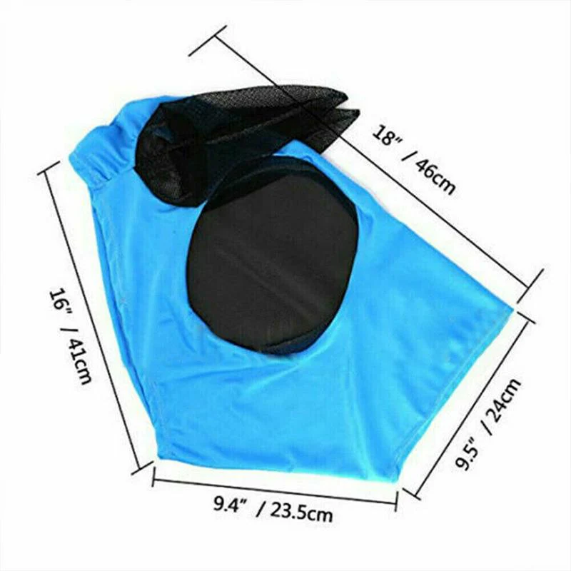 Anti-Fly Mesh Equine Mask - Image 7