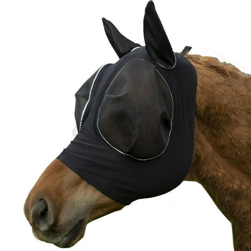 Anti-Fly Mesh Equine Mask - Image 8