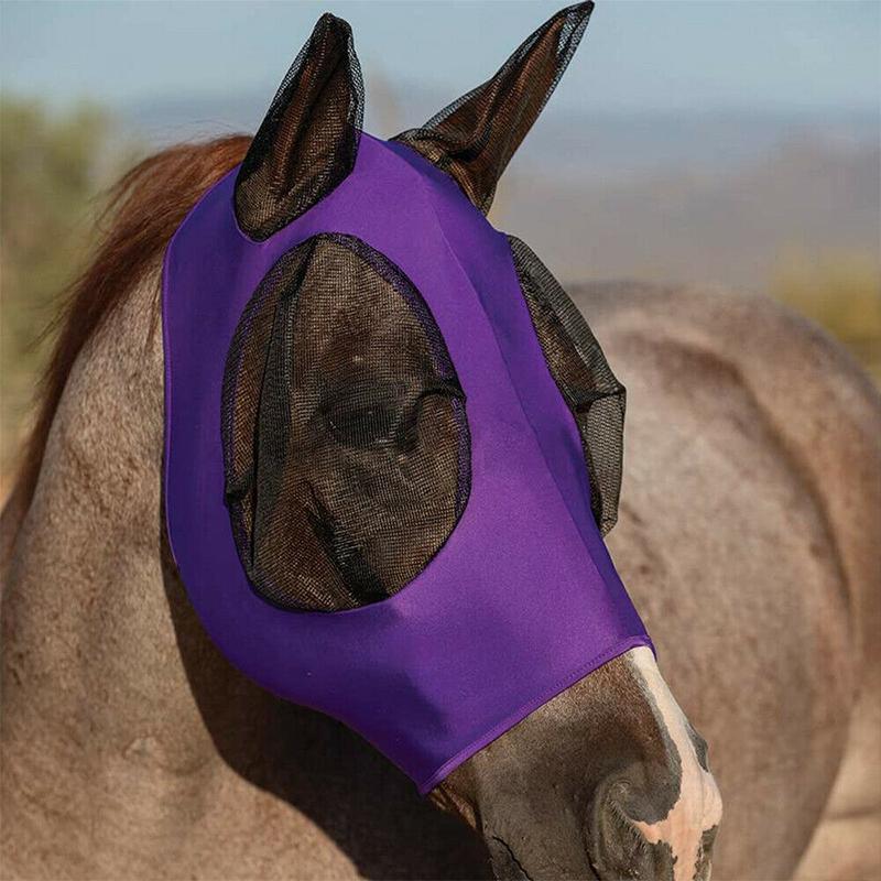 Anti-Fly Mesh Equine Mask - Image 9