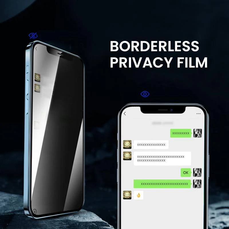 Anti-Spy Screen Protector With Auto Alignment Kit For iPhone - Image 7
