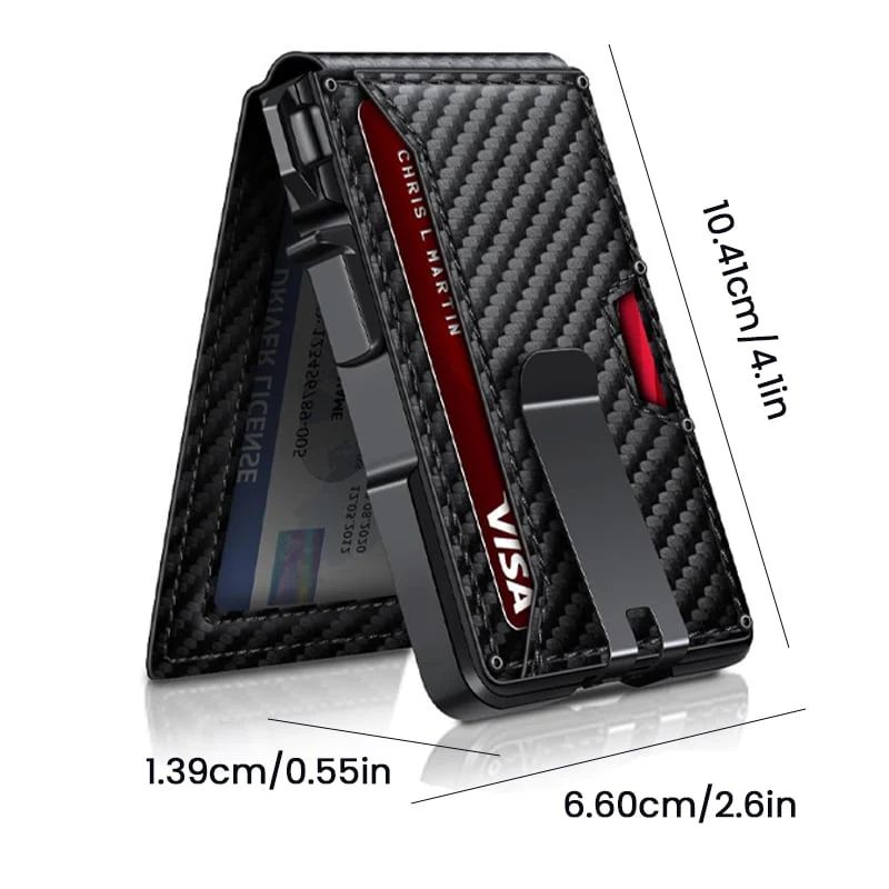 Anti-theft aluminum alloy card holder - Image 12