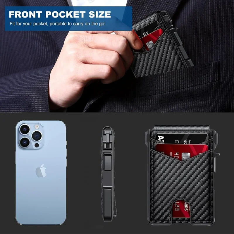 Anti-theft aluminum alloy card holder - Image 7