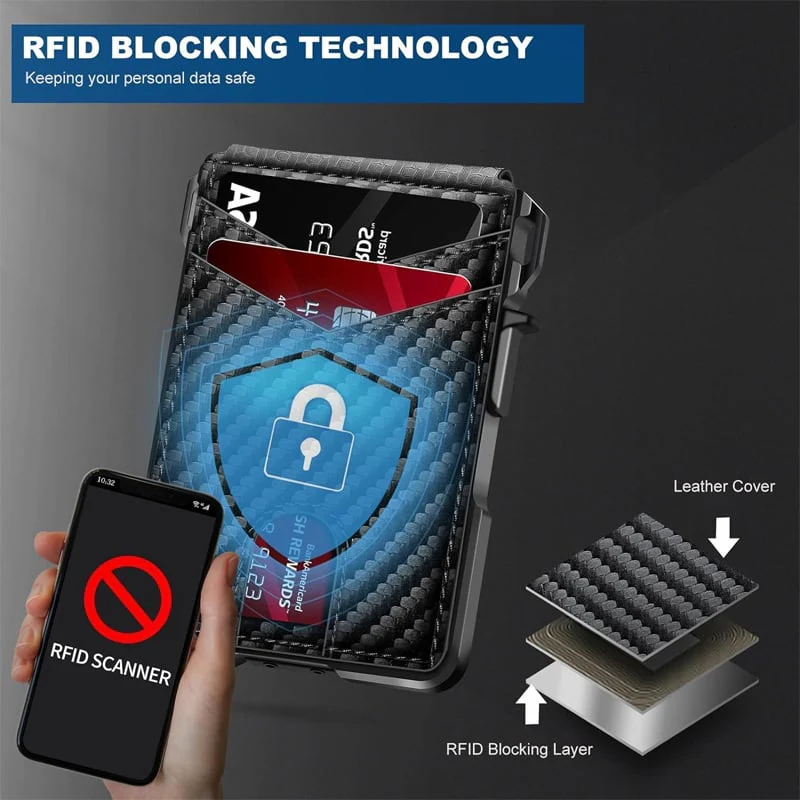 Anti-theft aluminum alloy card holder - Image 8
