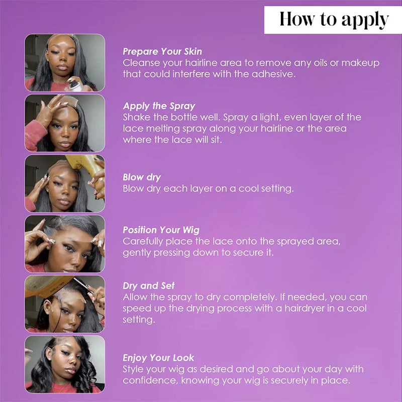 Ashy Lace Melting Spray for Lace Wigs - Image 4