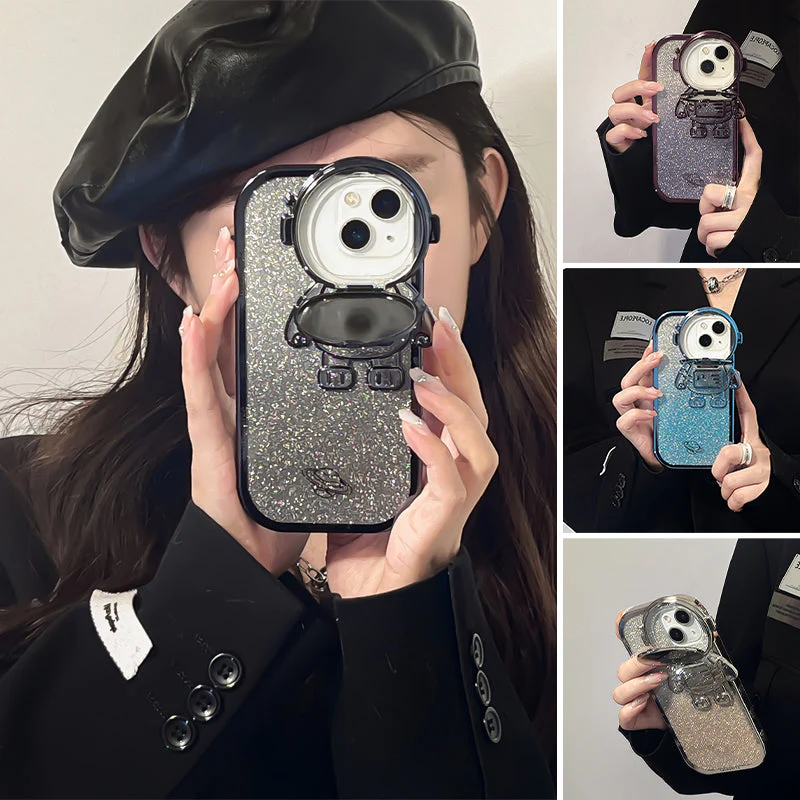 Astronaut Bracket Case Cover For iPhone - Image 14