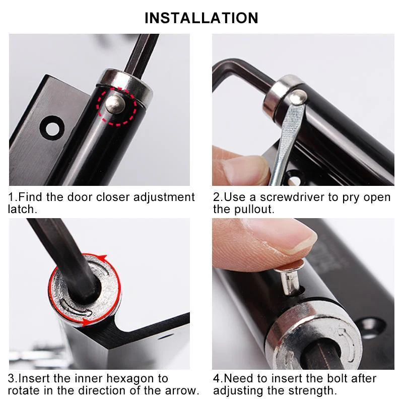 Automatic Door Self-Closing Hinge - Image 6