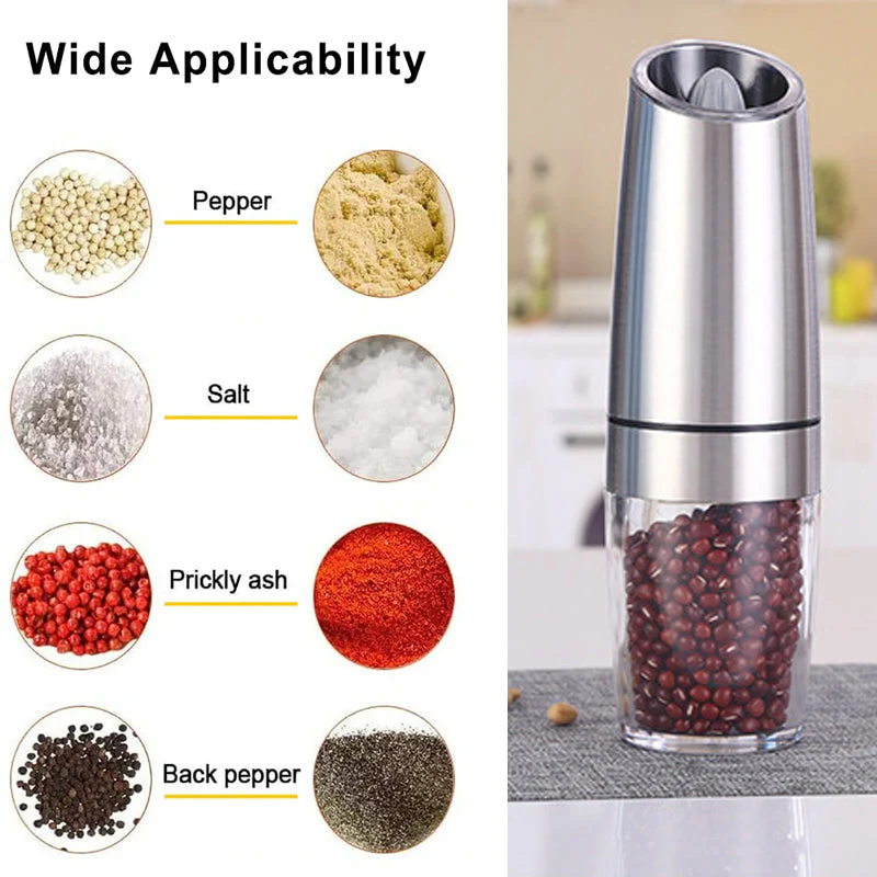 Automatic Electric Gravity Induction Salt and Pepper Grinder - Image 9