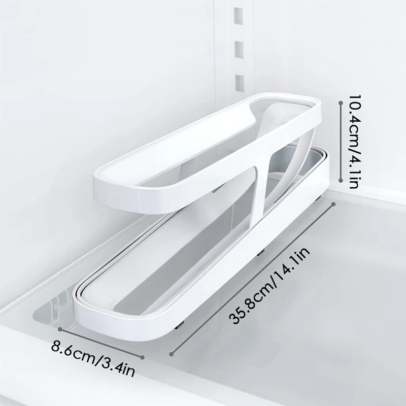 Automatic Scrolling Egg Rack Holder Storage Box - Image 12