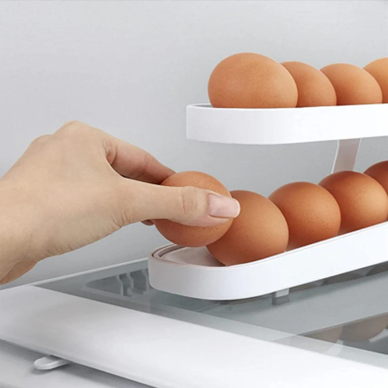 Automatic Scrolling Egg Rack Holder Storage Box - Image 7