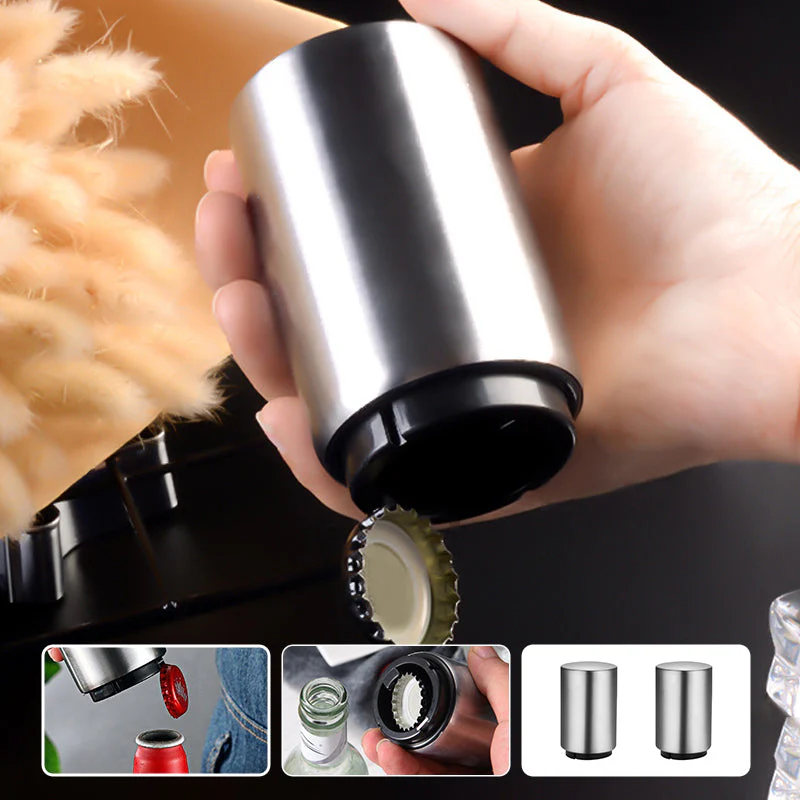 Automatic Stainless Steel Push Down Opener - Image 2