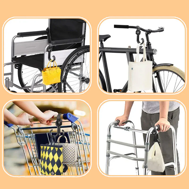 Baby Stroller Hooks for Hanging Diaper Bags - Image 4