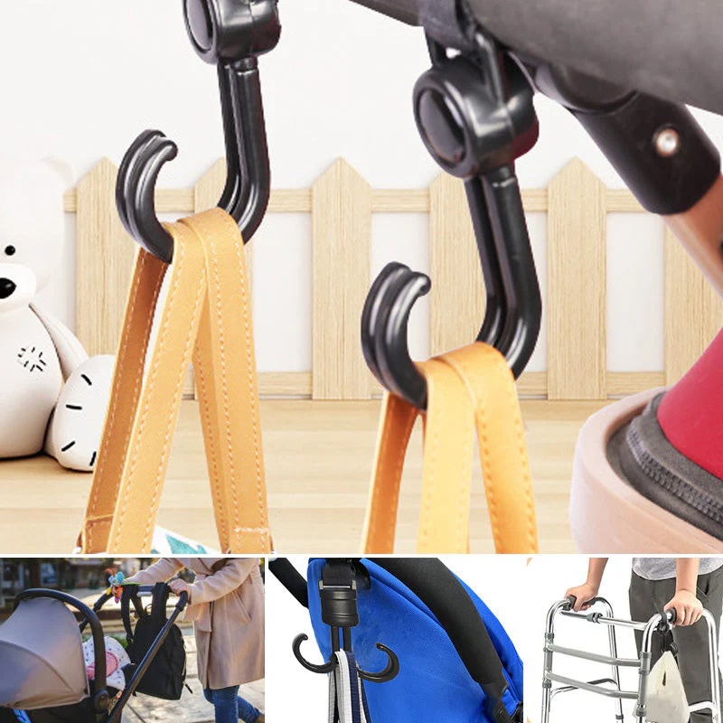 Baby Stroller Hooks for Hanging Diaper Bags - Image 5