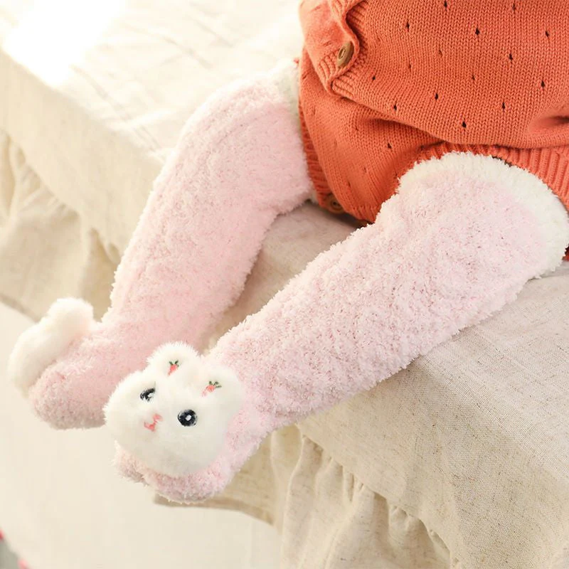 Baby Winter Fluffy Fuzzy Slipper Socks - Image 11