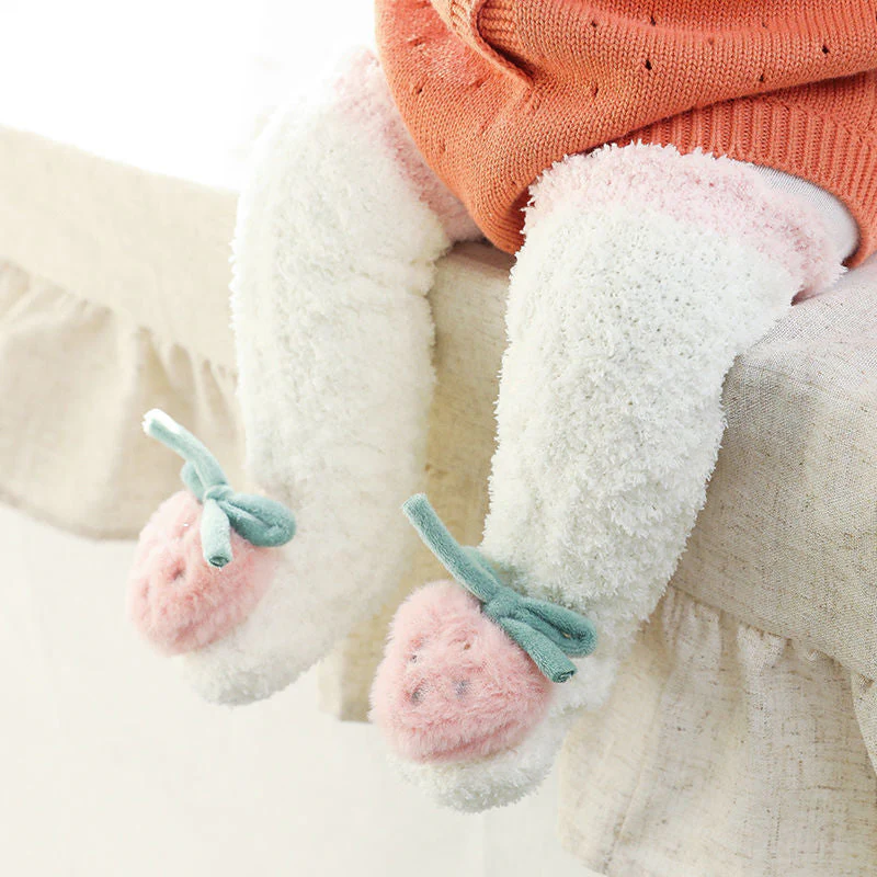 Baby Winter Fluffy Fuzzy Slipper Socks - Image 13